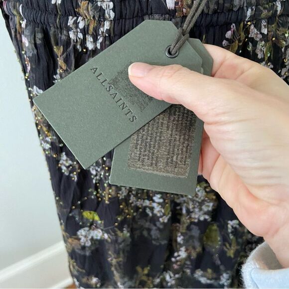 NWT All Saints Maia Viola Dress size US8 - Picture 9 of 13